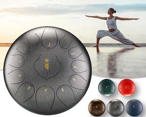 Beautiful Steel Tongue Hand Drum With Carry Bag And Drumsticks