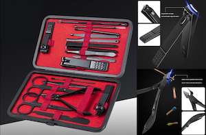 Health Beauty: Pedicure/Manicure Set - 18 Piece