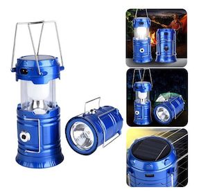 LED USB Solar Rechargeable Outdoors Lantern