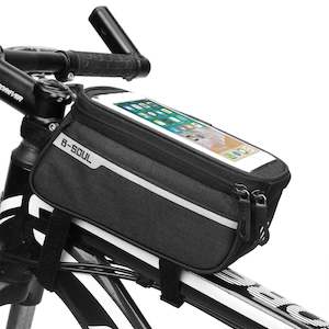 Sports Recreation: Waterproof Bike Phone Display Saddle Bag
