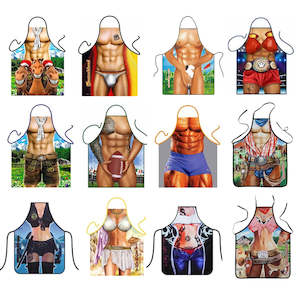 Fun Jokes: 3D Funny Aprons - Adult