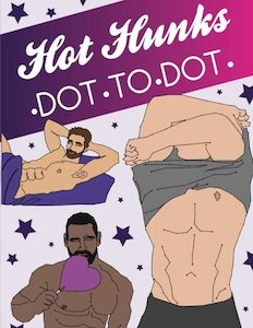 Hot Hunks Dot To Dot: Novelty dot to dot gift book Paperback