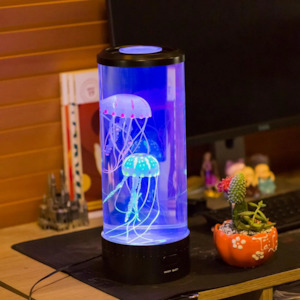 Gifts For Kids: Relaxing Jellyfish Lamp Colour Changing - USB + Battery Powered LED Night Light