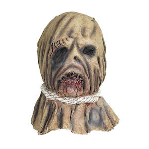 Realistic Scarecrow Mask - Full Latex Halloween Prop