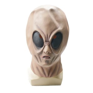 Realistic Alien Costume Mask - Perfect for Halloween