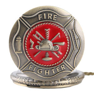 Sale: Fire Fighter Vintage Pocket Watch
