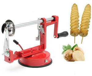 Kitchen: Spiral Apple/Potato Peeler