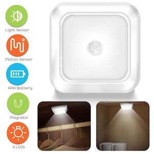 Bathroom: Motion Sensor LED Closet Light