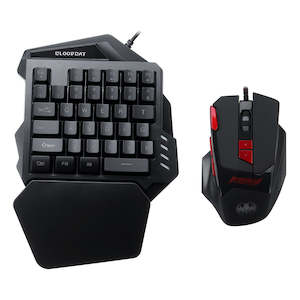 Gaming Essentials: One-handed Keyboard & Mouse - Gaming Keypad