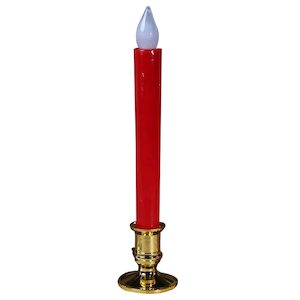 Electronic LED Candle - Flickering With Holder