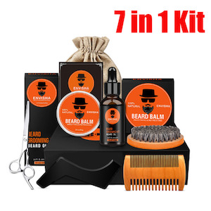 Health Beauty: Luxury Beard Grooming Kit for Men - Perfect Gift!