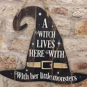 Witch Hat Wall Hanging