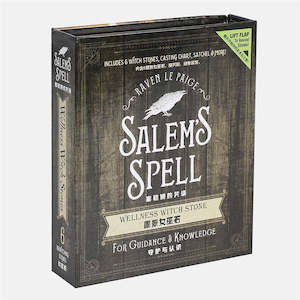 Wicca: Salem's Spells - Wellness Witch Chakra Stones with Engraved Symbols