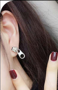 Jewellery: Zipper Earrings - Punk Style Street Fashion