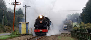 New Zealand: Steam Train at Kokiri