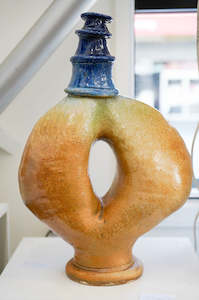 Hole in the Rock Form - Pottery