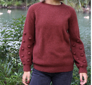 Bobble Sleeve Jumper