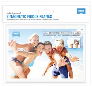 2 Magnetic 6x4 Fridge Frames Slip in