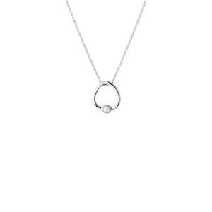 Evolve Charms Jewellery: Pearl Essence Necklace (Elegance) Silver - Evolve