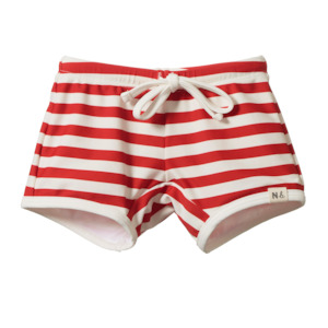 Childrens Gifts: Splash Shorts - Red Sea Stripe