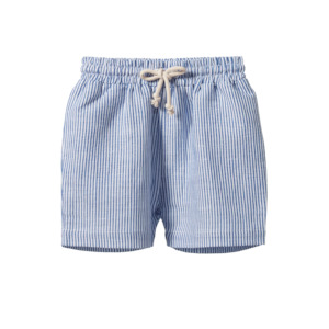 James Shorts - Linen - Blue Stripe