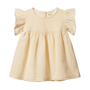 Bonnie Dress - Golden Stripe