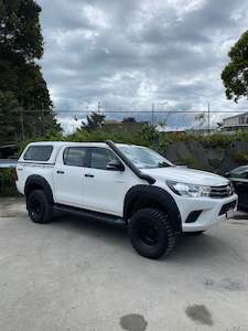 Snorkels: Toyota Hilux N80 2015-24 Mid Entry Snorkel Kit