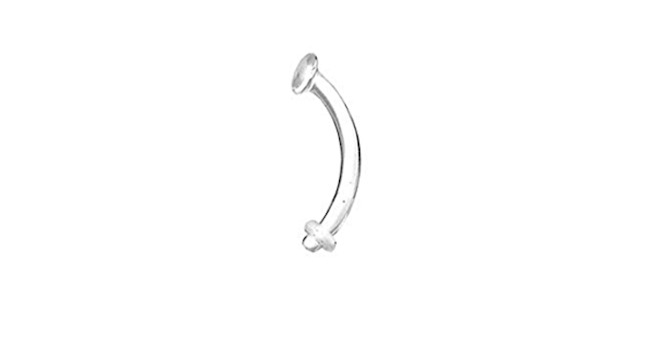 Clear Curve Retainer - Ninjaflower