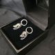 Rune Bat Skull Hoops - Ninjaflower