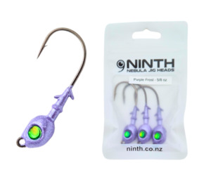 Products: Nebula Jig Head – Purple Frost Qty 3