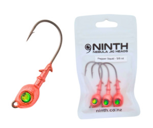 Products: Nebula Jig Head – Pepper Squid Qty 3