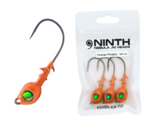 Nebula Jig Head – Orange Roughy Qty 3