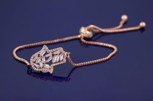 Products: Turkish Hamsa Hand Bracelet In Rose Gold B15