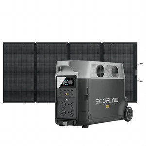 EcoFlow Delta Pro + 400W Solar Panel Portable Power