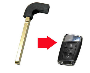 Products: HU66 Blank Key Blade for VW Remote Key - Nistech E & E