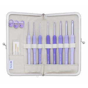 Tools Accessories: NEW Tulip Etimo Murasaki Crochet Hook Set Soft-Grip