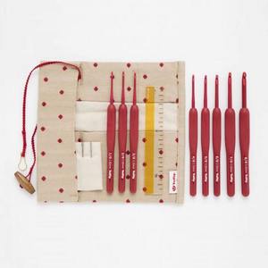 Tools Accessories: Tulip Etimo Red Crochet Hook Set
