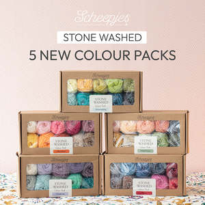 All Yarn: Scheepjes Stone Washed Colour Pack 10x25g