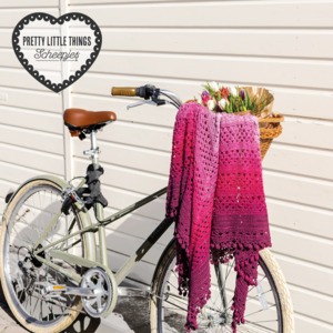 All Yarn: Pretty Little Things - Number 39 -  Crochet Bobble Shawl Kit