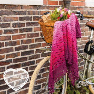 All Yarn: Pretty Little Things - Number 39 - Crochet Bobble Shawl Digital Pattern