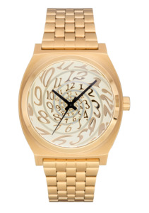 Mens Watches: Time Teller - 4th Dim Gold / Vintage White