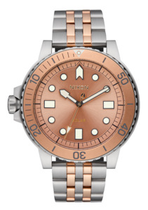 Mens Watches: Stinger 44 - Silver / Coral