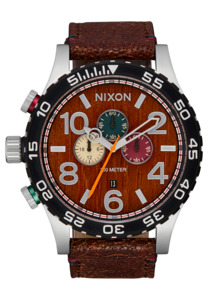 51-30 Chrono Leather - Silver / Rosewood / Chocolate