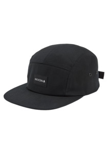 Mikey 5 Panel Hat - Black