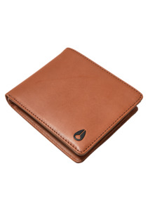 Pass Leather Coin Wallet - Saddle