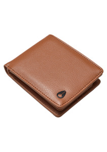 Pass Vegan Leather Wallet - Saddle
