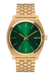 Mens Best Selling Watches: Time Teller - Gold / Green Sunray