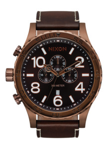 Mens Chrono Watches: 51-30 Chrono Leather - Chocolate / Dark Roast / Brown