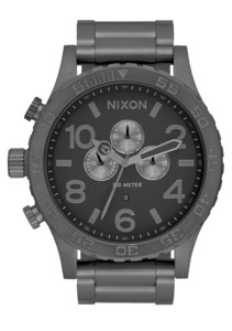 Mens Oversized Watches: 51-30 Chrono - All Gunmetal