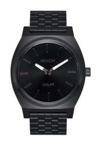 Sustainable Watches: Time Teller Solar - All Black / White